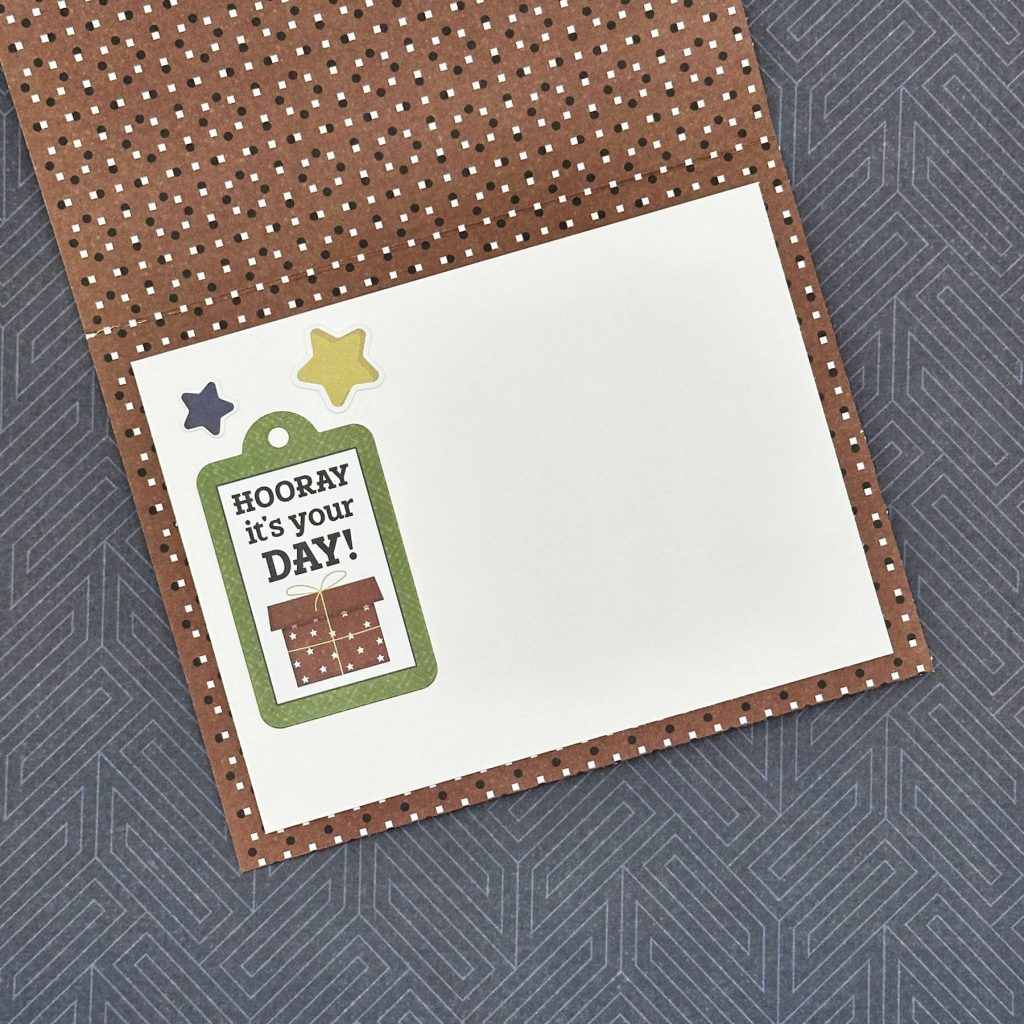 sheetload of cards photoplay birthday bash inside of card