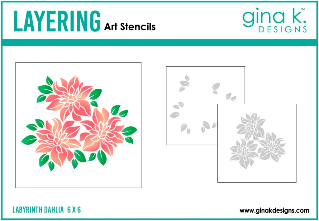 gina k designs labyrinth dahlia