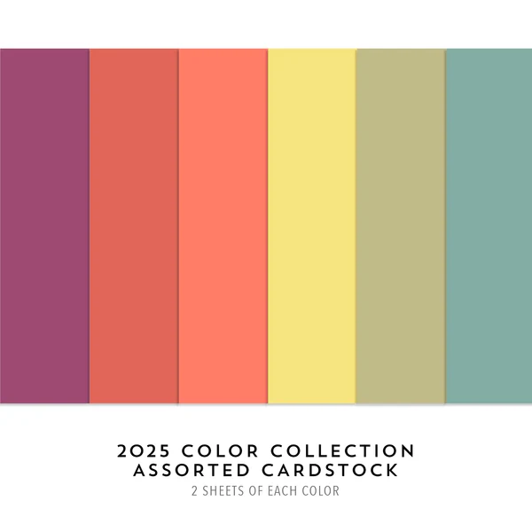picture of concord & 9th's cardstock bundle in the new colors for 2025