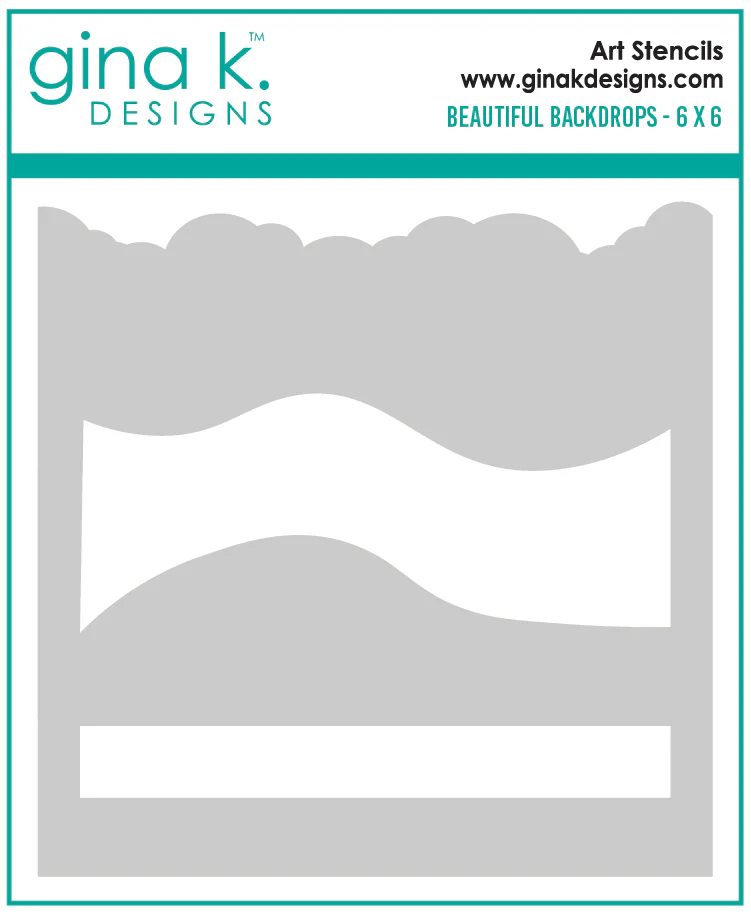 gina k designs beautiful backdrop stencil