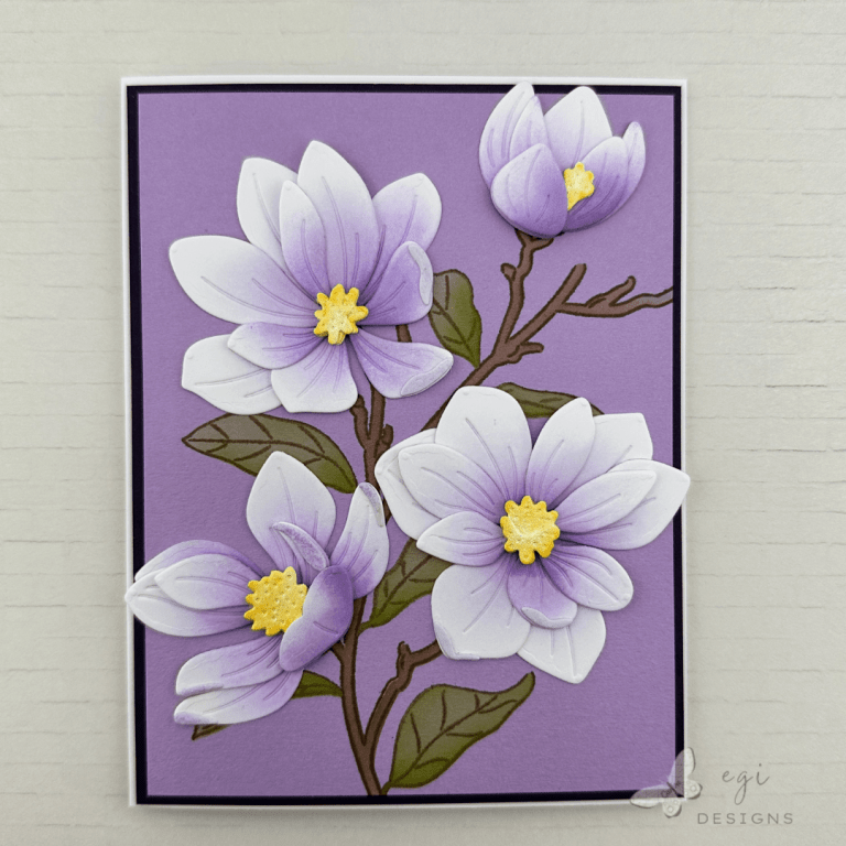 Create a Stunning Card with Altenew’s Magnificent Magnolias Kit