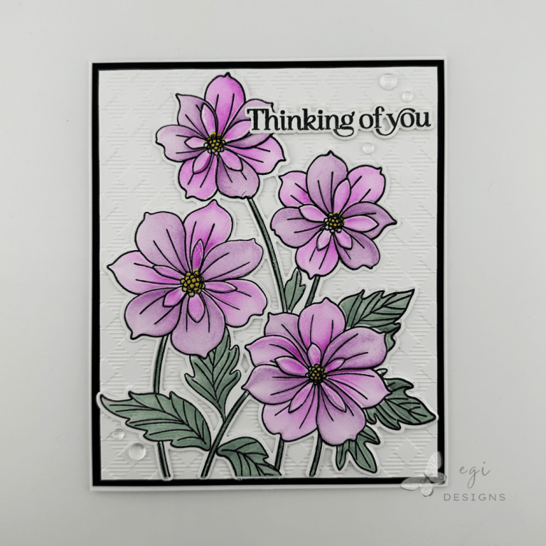 Create Stunning Thinking Of You Cards with Gina K Designs