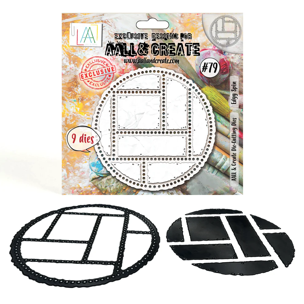 picture of the Aall & create #79 Edgy Spin Die Set