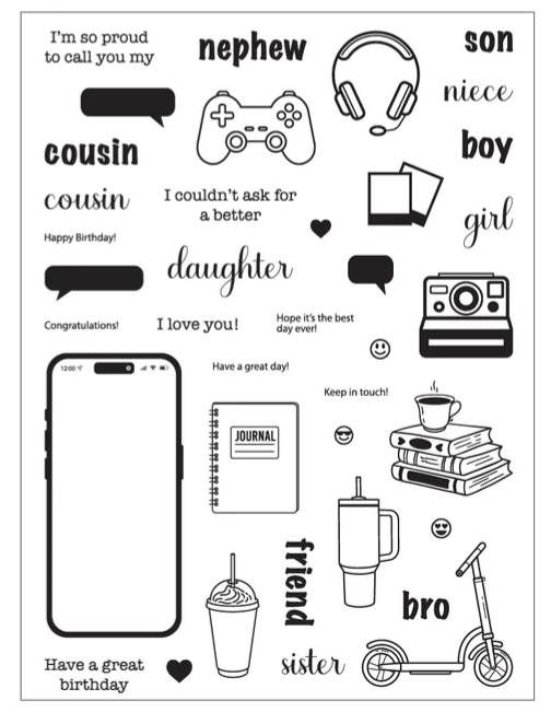 photo of gina k designs next gen stamp set