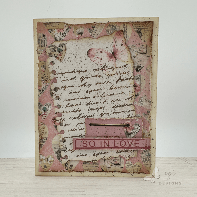 Create a Vintage Anniversary Card with Simple Stories