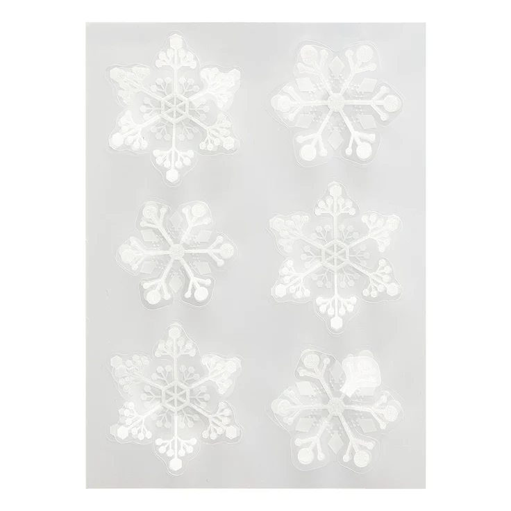 photo of spellbinders dimensional snowflake stickers