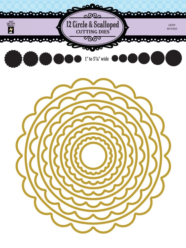 photo of Circle & Scalloped Die Set from Hot Off The Press