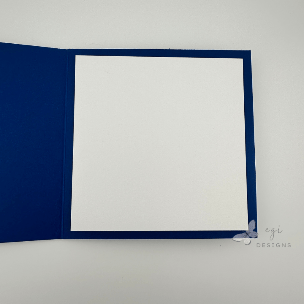 photo of the inside of the square card. i will add a sentiment and decoration once I know the recipient and occasion.