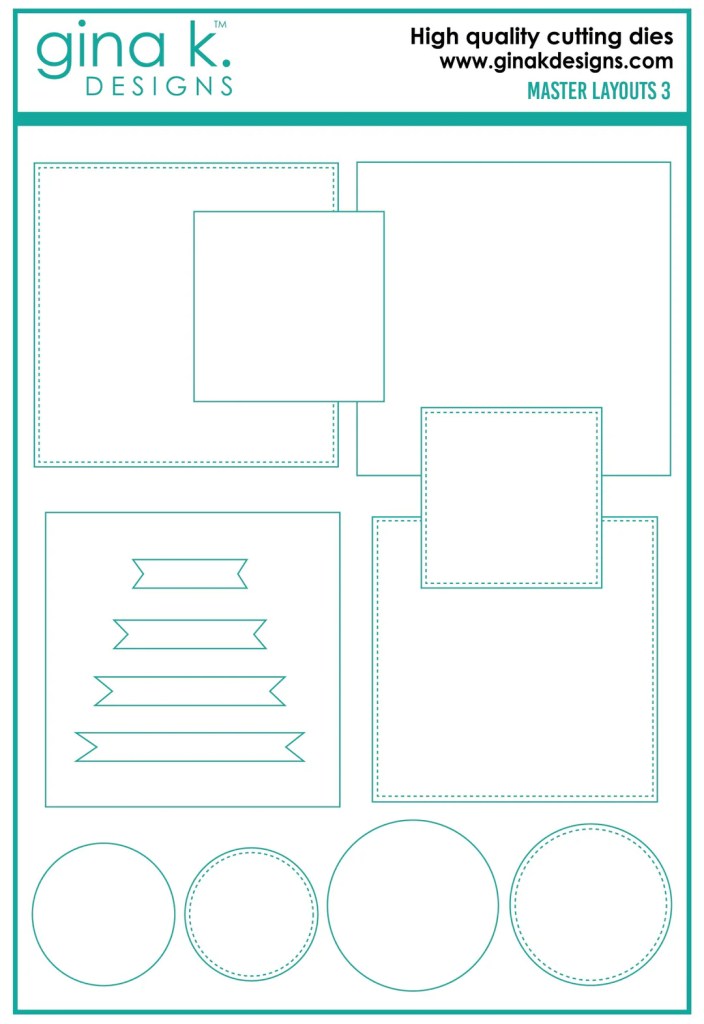 photo of Gina K Designs Master Layouts 3 Die Set