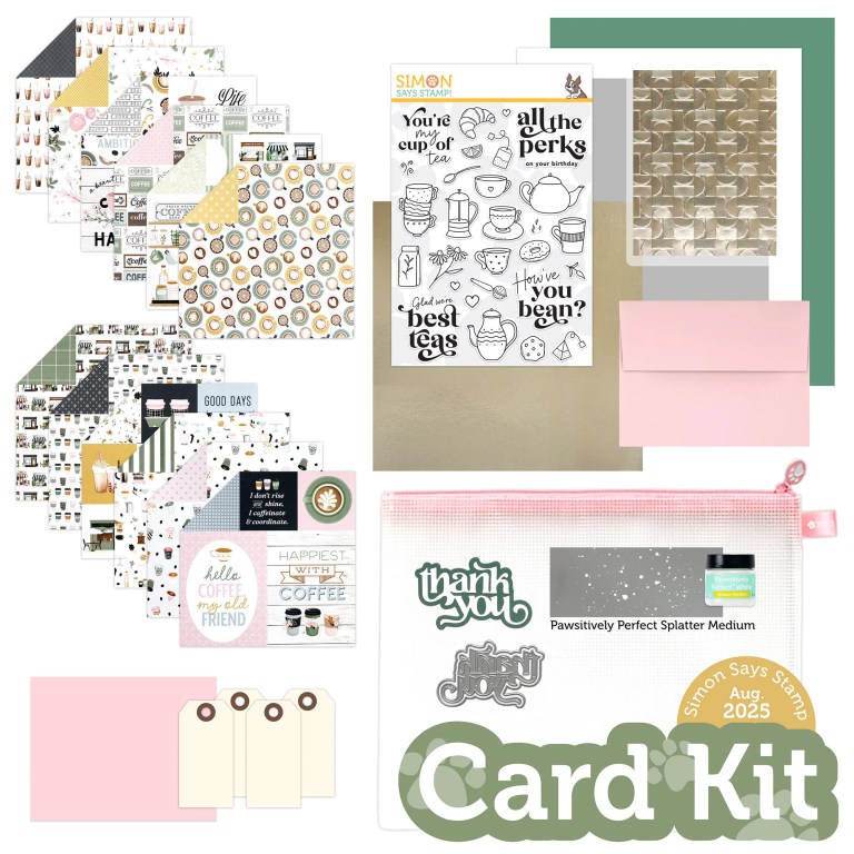 Simon Says Stamp August 2025 Card Kit, Best-Teas