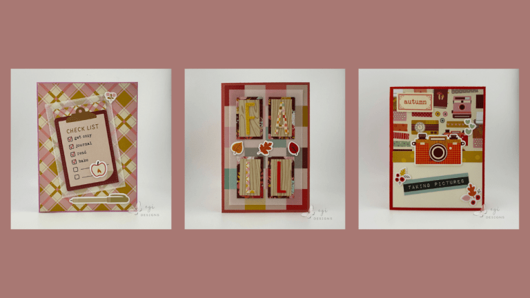 Three Fall Cards Using the Autumn Archives Collection from Spellbinders