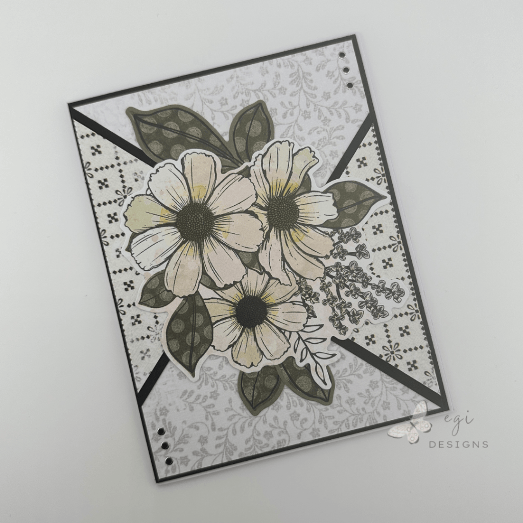 photo of 49 and Market Flower Emporium and Sheetload of Cards September 2025 Sketch, Completed Card #1