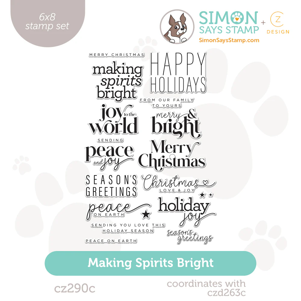photo of Simon Says Stamp Making Spirits Bright Stamp Set