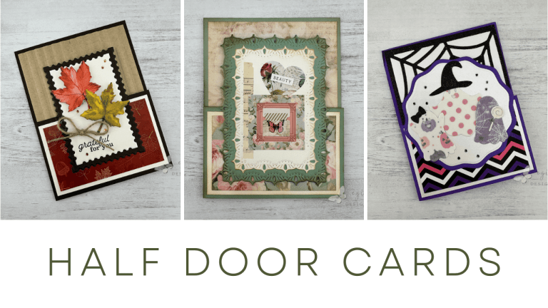 How to Make Cards Using the Half Door Card Layout