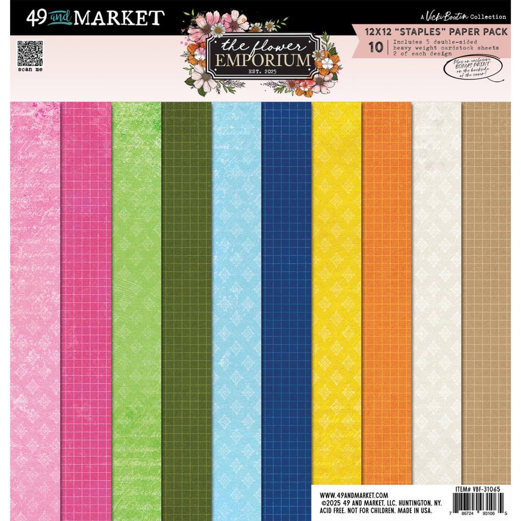 photo of 49 and Market Flower Emporium 12x12" Staples Pack