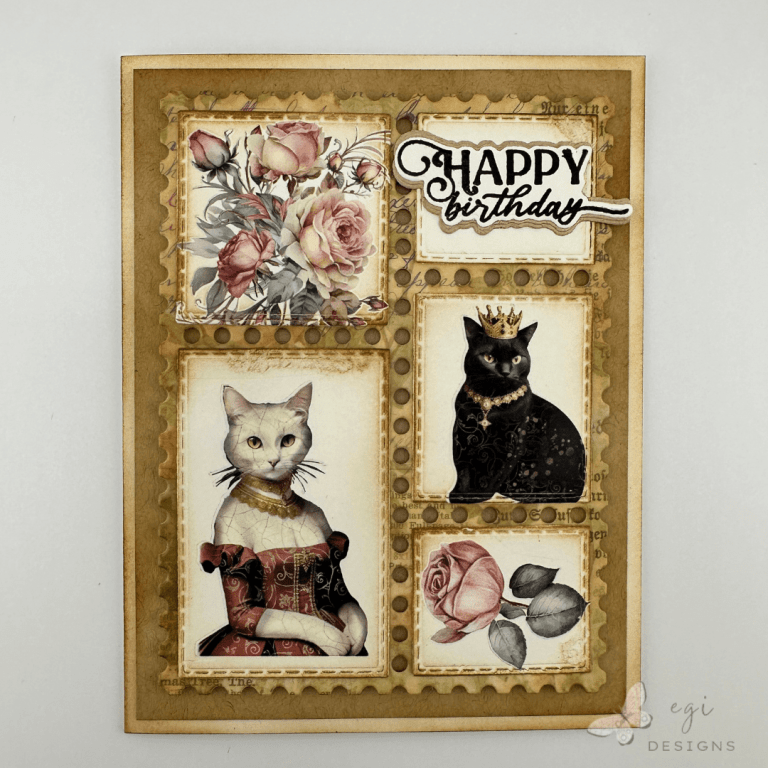 Save Time Creating a Fun Birthday Card with Rub-on Transfers
