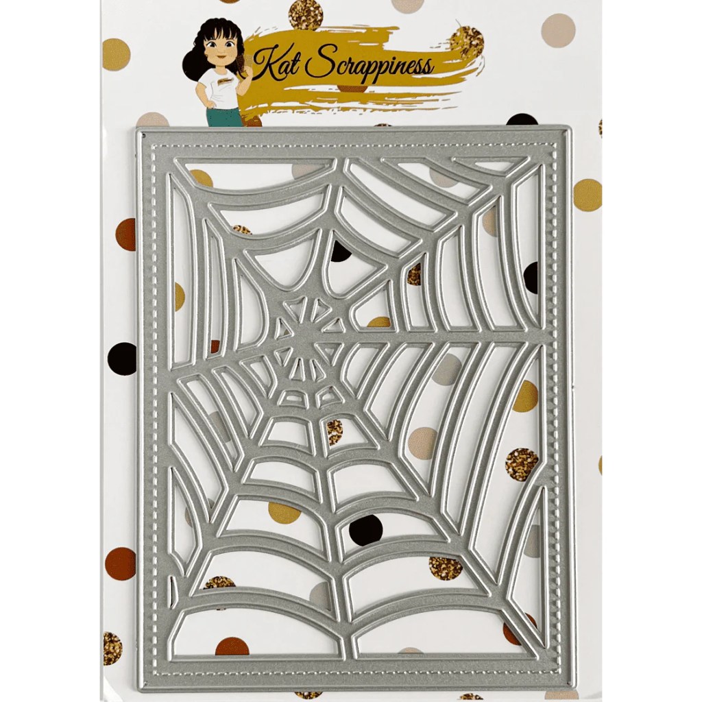 photo of Kat Scrappiness Spiderweb Background Die