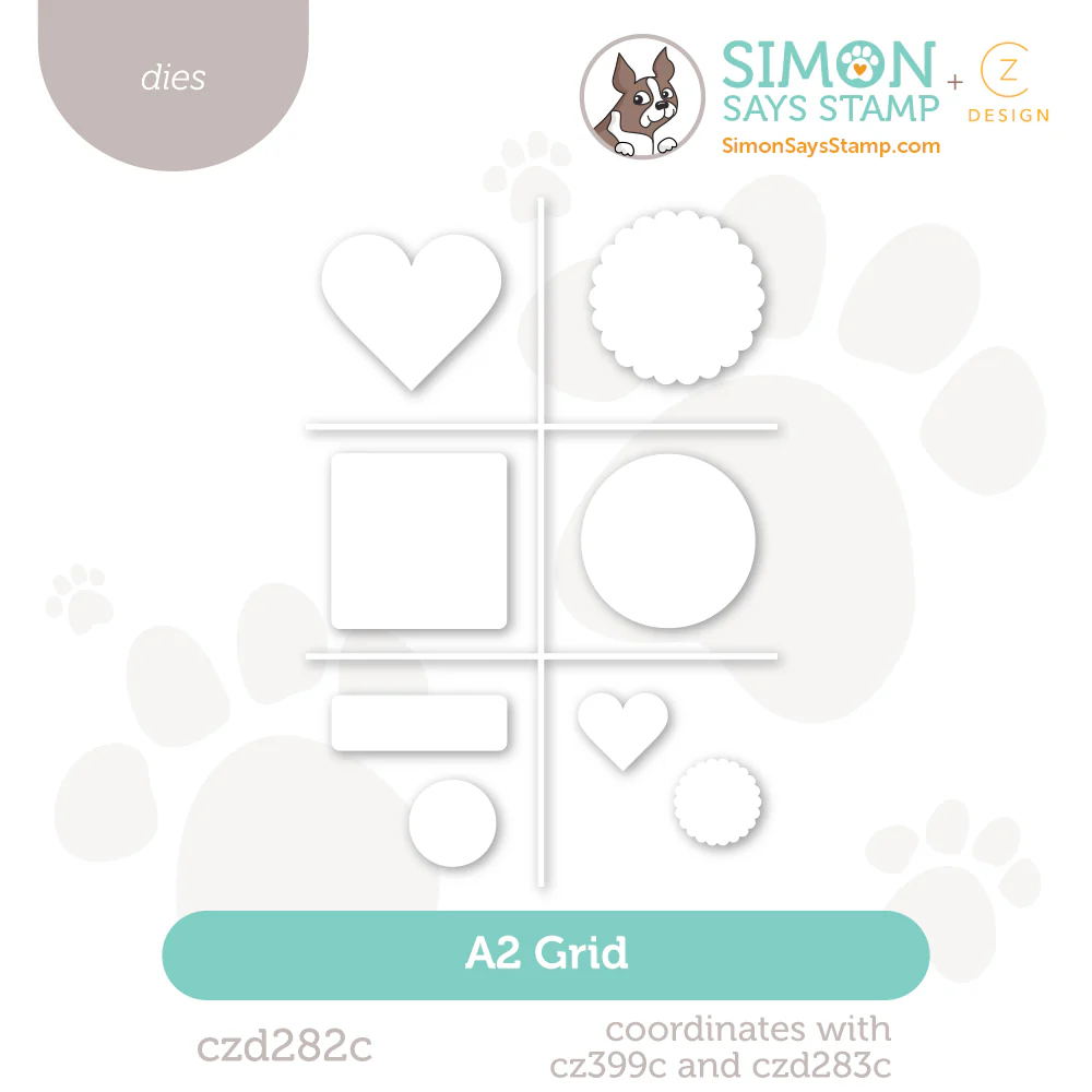 photo of Simon Says Stamp A2 Grid Die Set