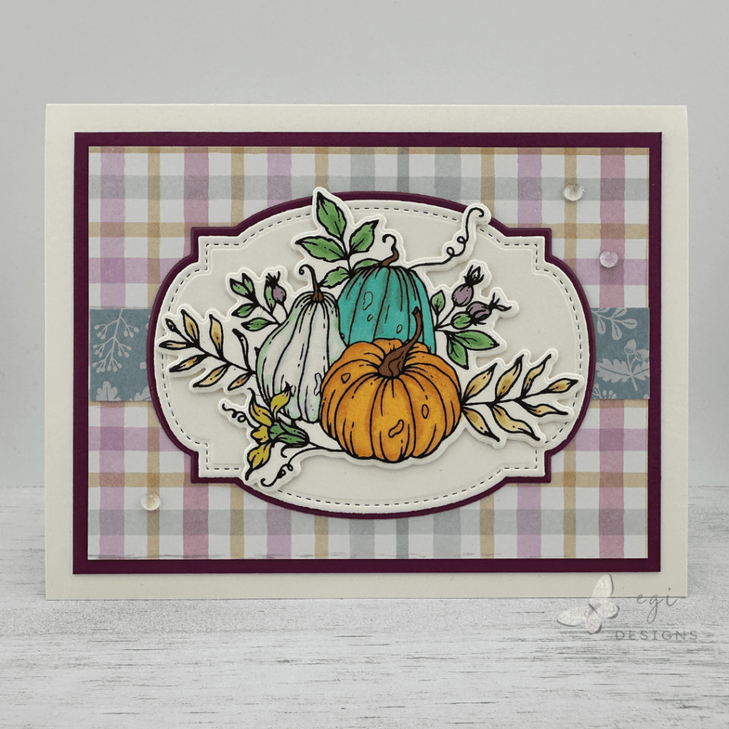 photo of Gina K Designs Harvest of Love Fall Card