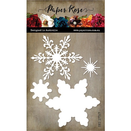 photo of Paper Rose Large Christmas Snowflake Die Set