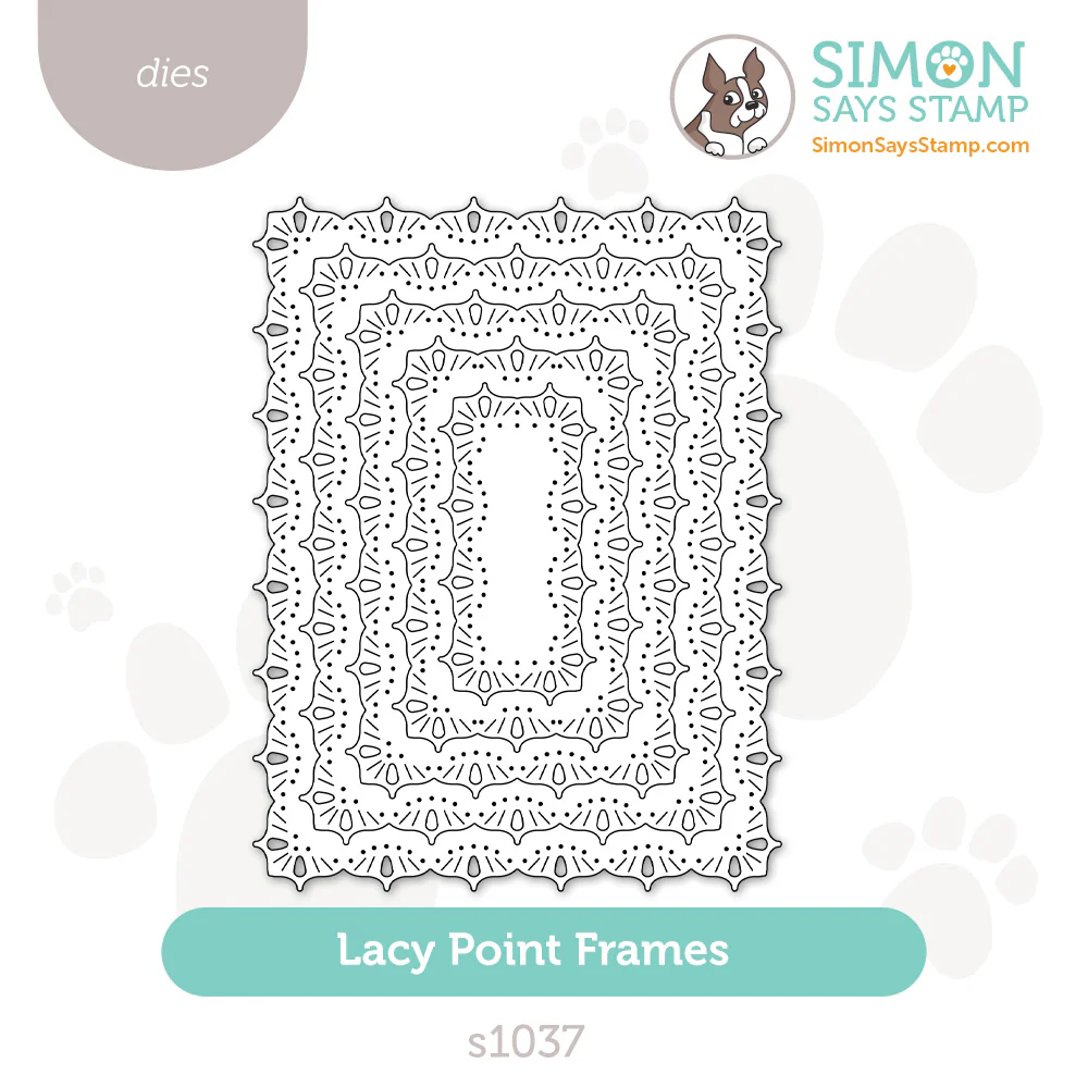 photo of Simon Says Stamp Lacy Point Frames Die Set