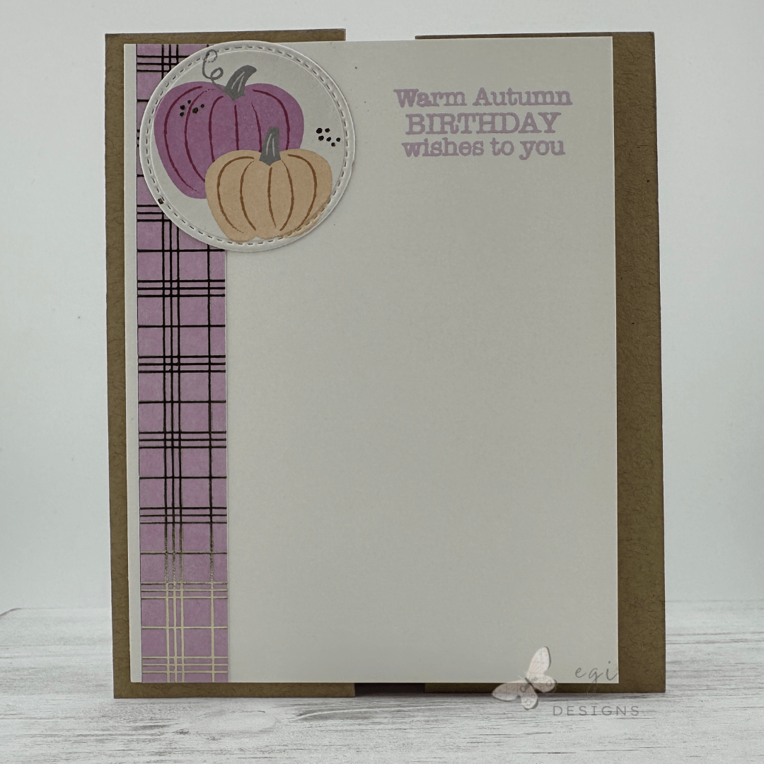 photo of Finished "Inside" of Card