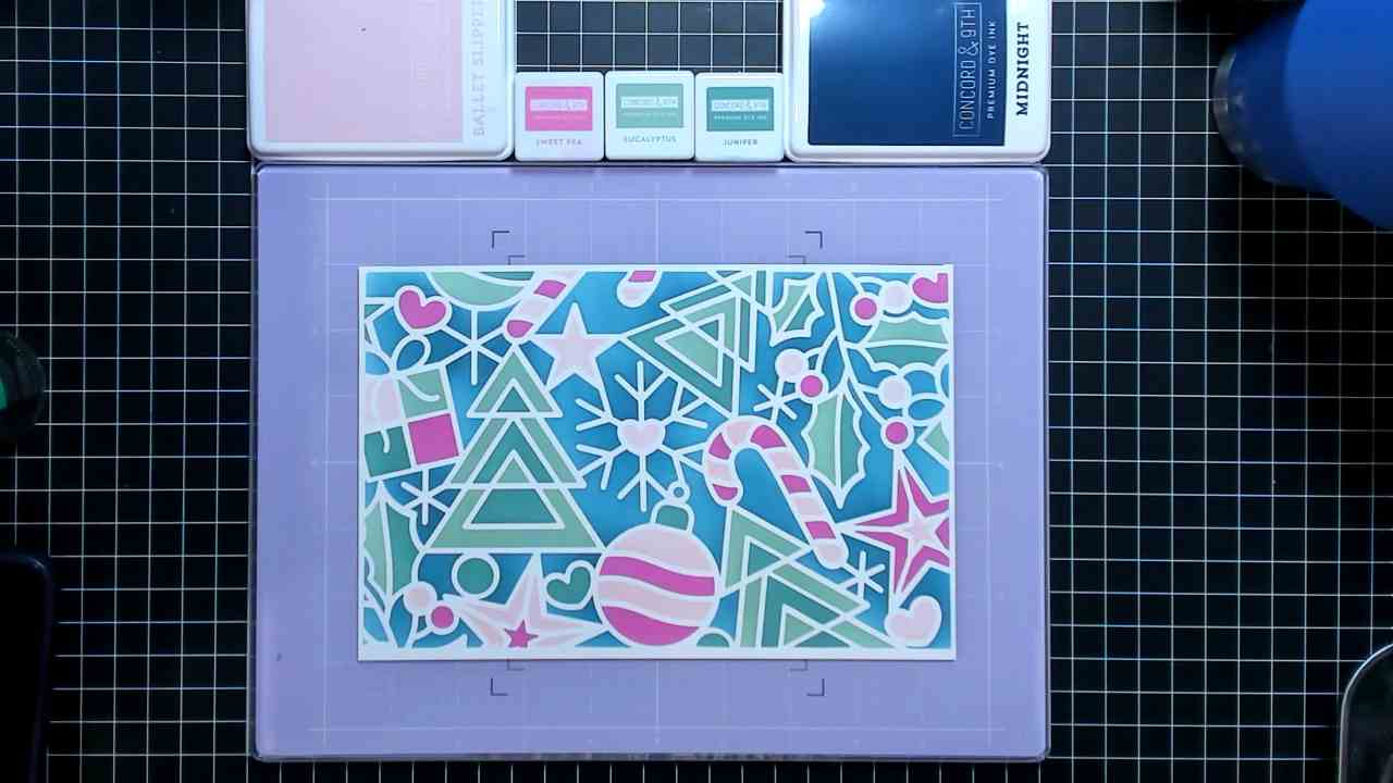 photo of Completed Stenciled Image