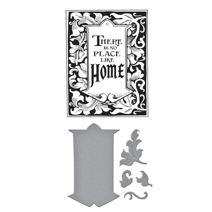 photo of Spellbinders BetterPress and Die Set: Frame and Tag Set