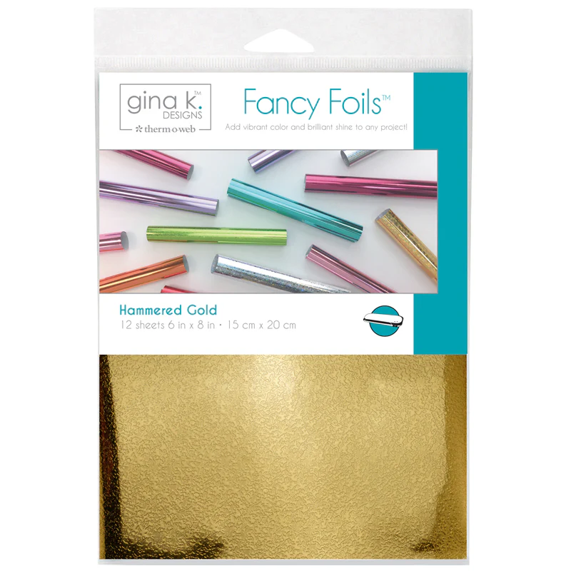 photo of Gina K Designs Fancy Foils: Hammered Gold Foil