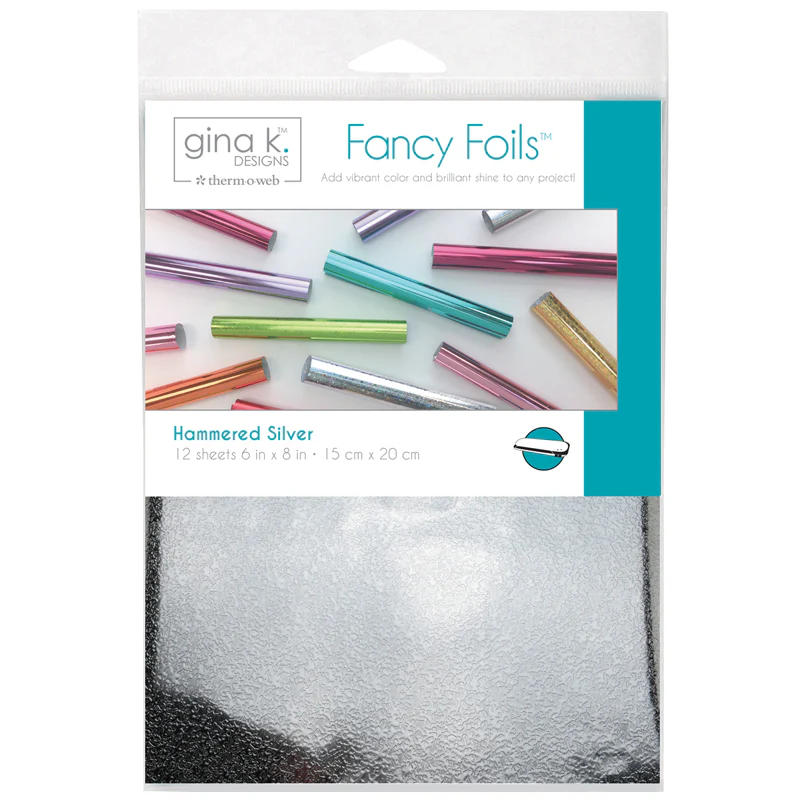 photo of Gina K Designs Fancy Foils: Hammered Silver Foil