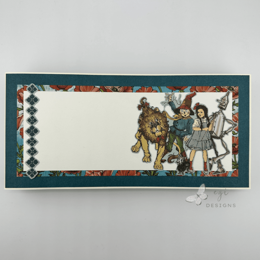 Graphic 45: Wonder of Oz, Shadow Box Card inside