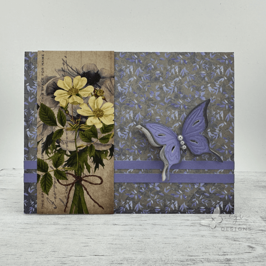 photo of completed card Card #1 - True to Sketch