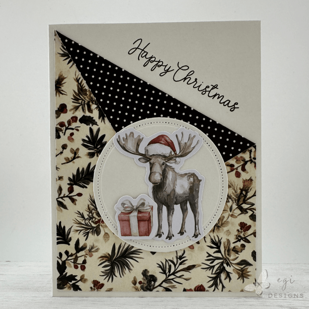 photo of Card #1 - Happy Christmas Moose Card