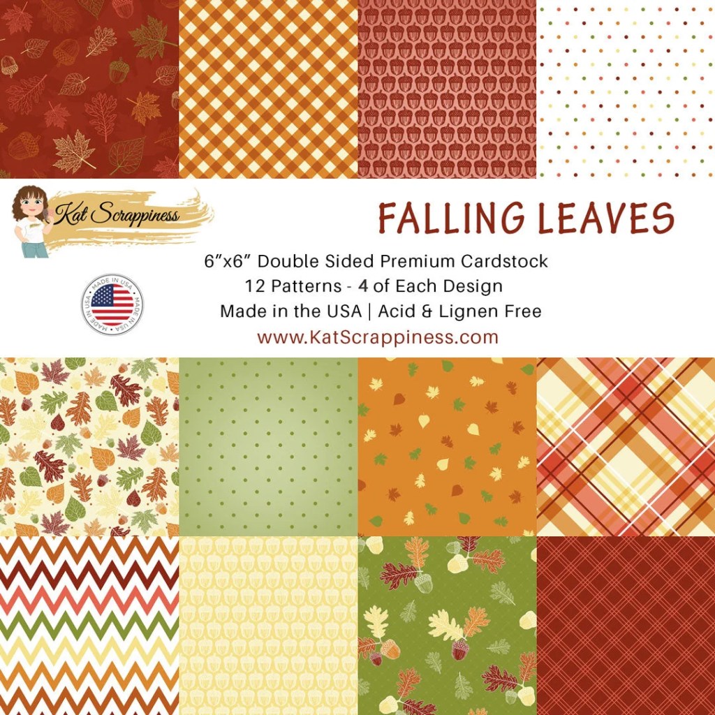 photo of Kat Scrappiness Falling Leaves 6x6" Patterned Paper Pad