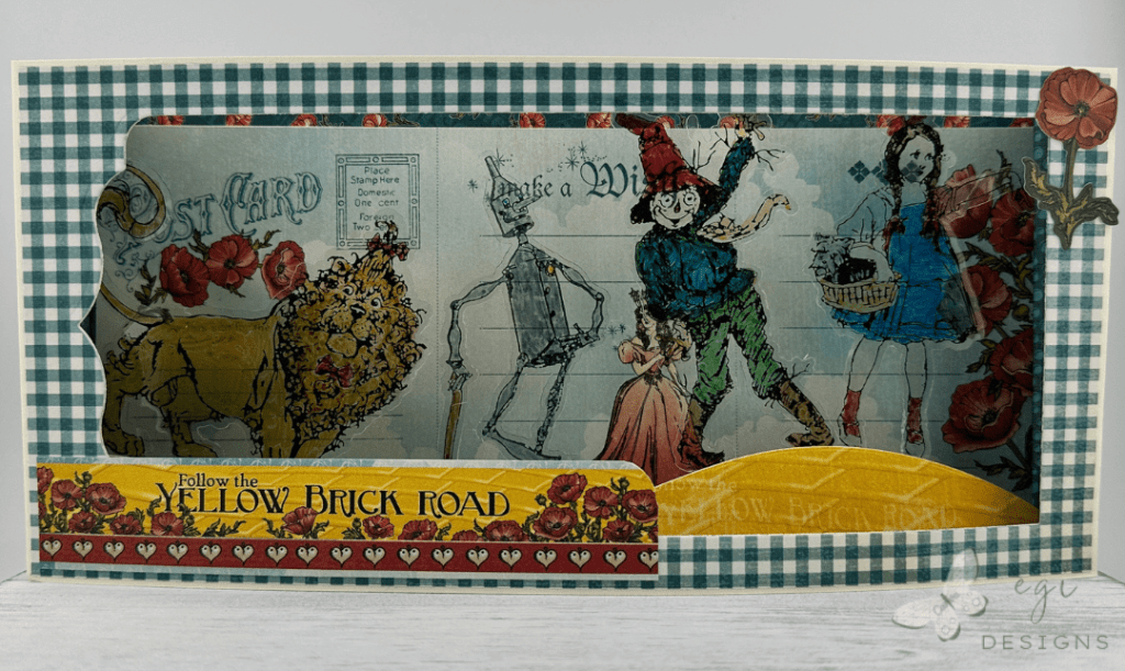 photo of Spellbinders and Graphic 45 Wonder of Oz Shadow Box Card