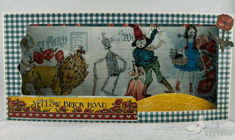Crafting a Wonder of Oz 3D Shadow Box Card