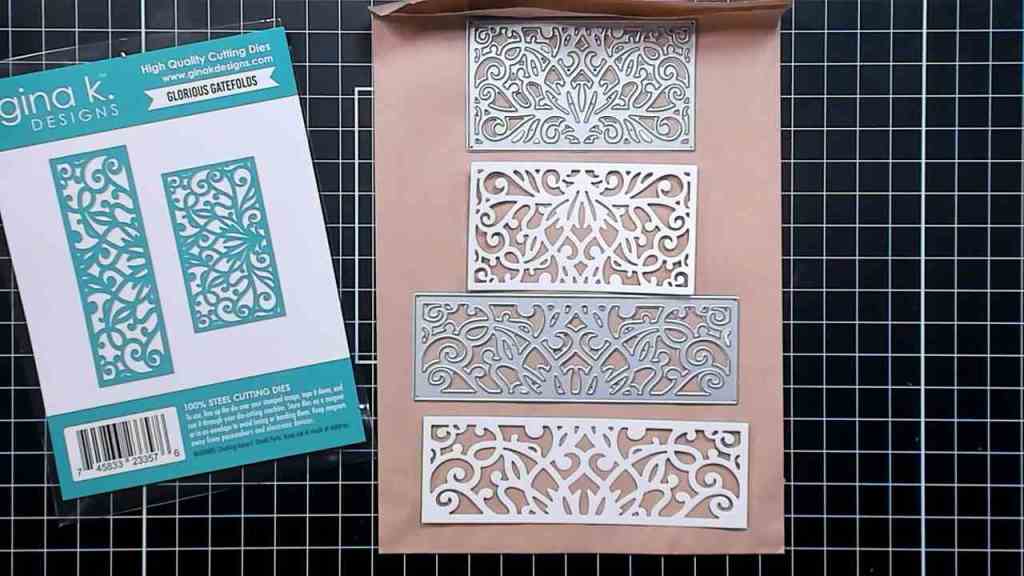 photo of Gina K Designs Glorious Gatefolds Die Set Cut Out