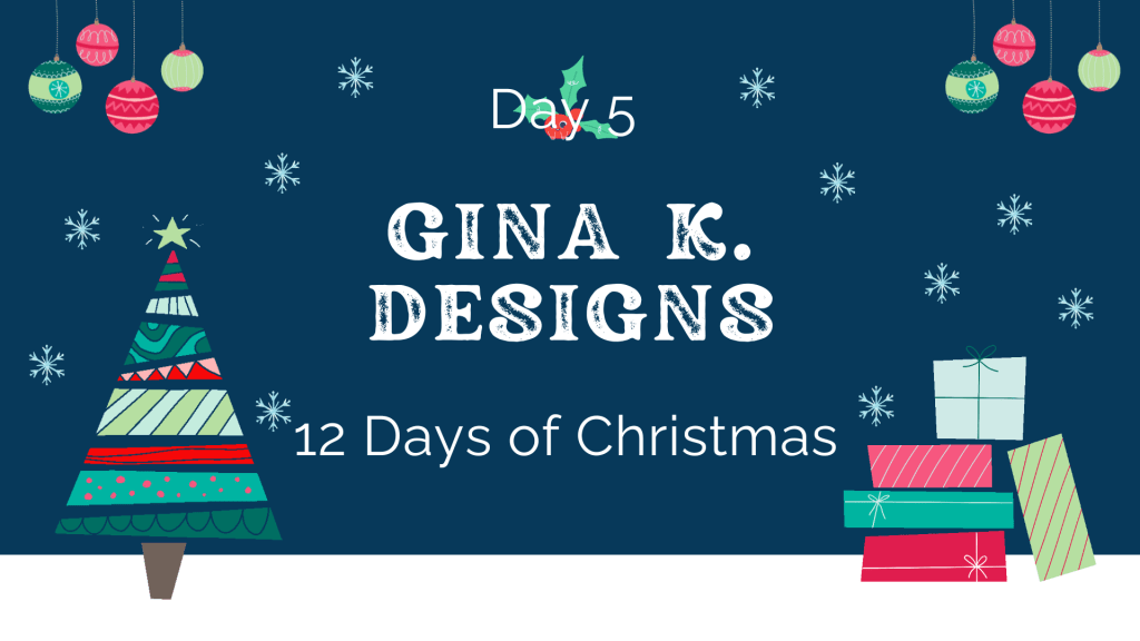 photo of Gina K Designs 12 days of christmas unboxing day 5