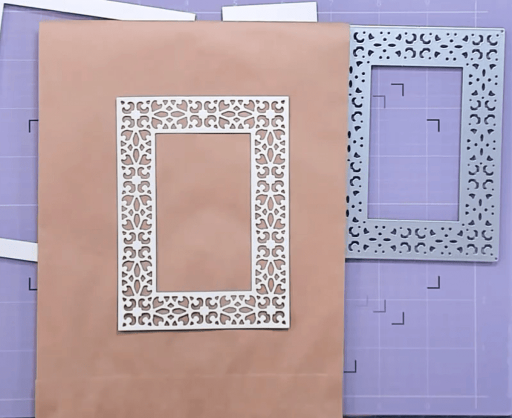 photo of Ornate Frame Cut Out using Heavyweight White Cardstock