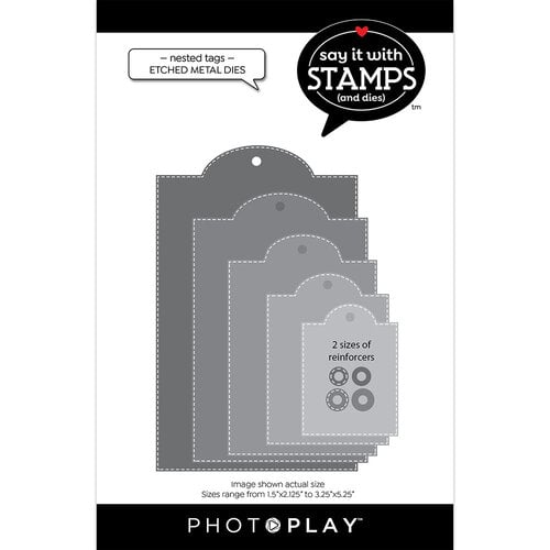 photo of PhotoPlay Stitched Dies Nested Tags