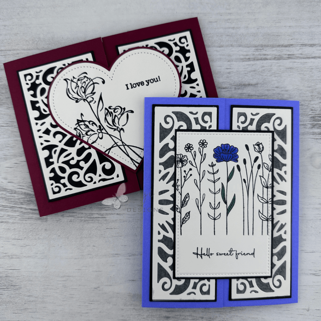 photo of Gina K Designs Gatefold Cards