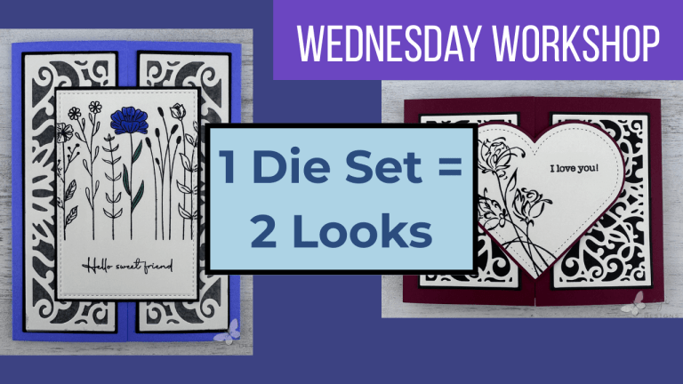 Gina K Designs Glorious Gatefolds: 1 Die Set, 2 Stunning Looks: Wednesday Workshop Series
