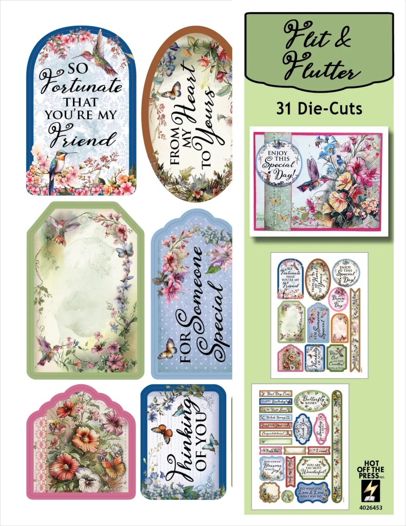 photo of Paper Wishes/Hot Off the Press Flit & Flutter Die-Cuts