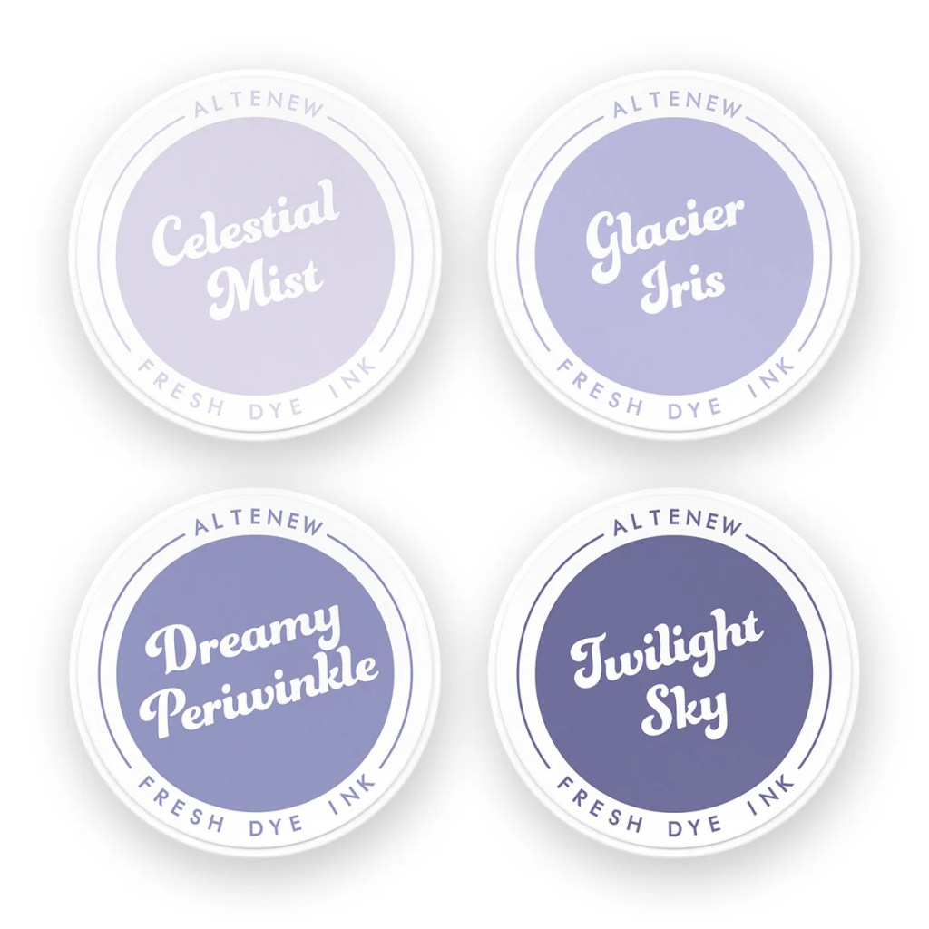 photo of Altenew Moonlit Twilight Ink Quad