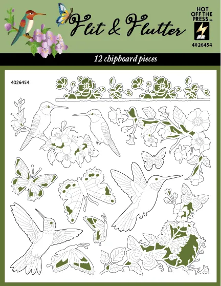 photo of Flit & Flutter Chipboard