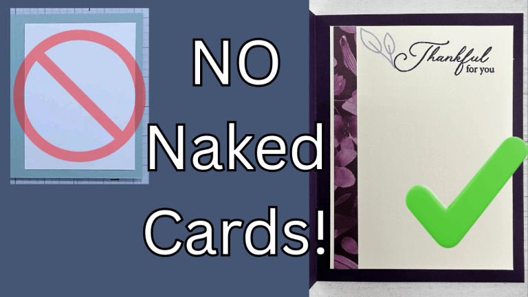 No Naked Cards!  5 Easy Ways to Decorate the Inside of Cards, Pt. 2