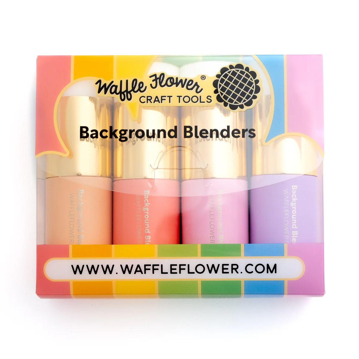 photo of Waffle Flower Background Blenders Red Pack