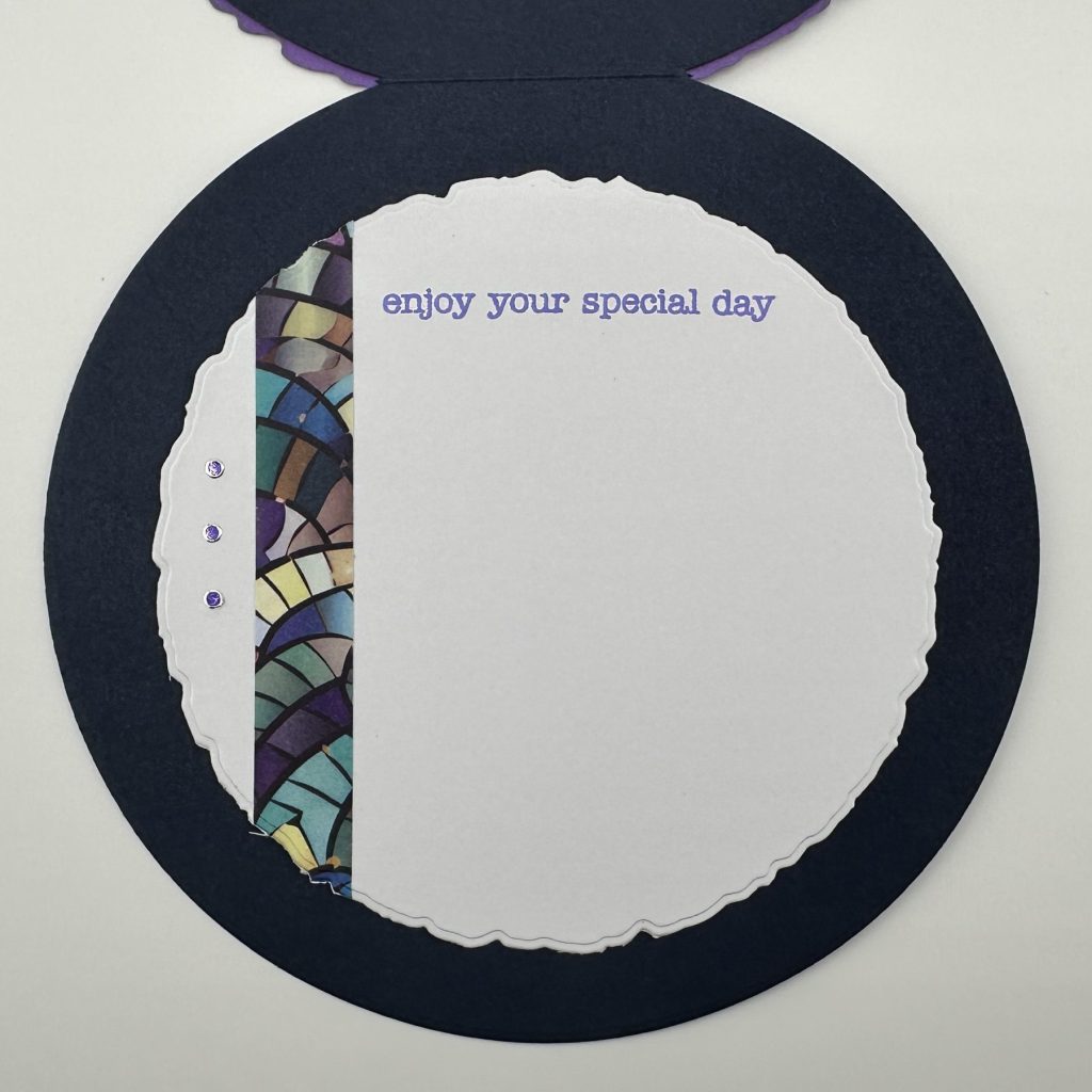 photo of Aall & Create: Edgy Twirl Die card inside
