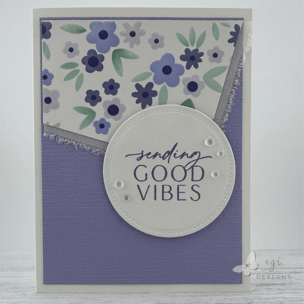 photo of sending good vibes card