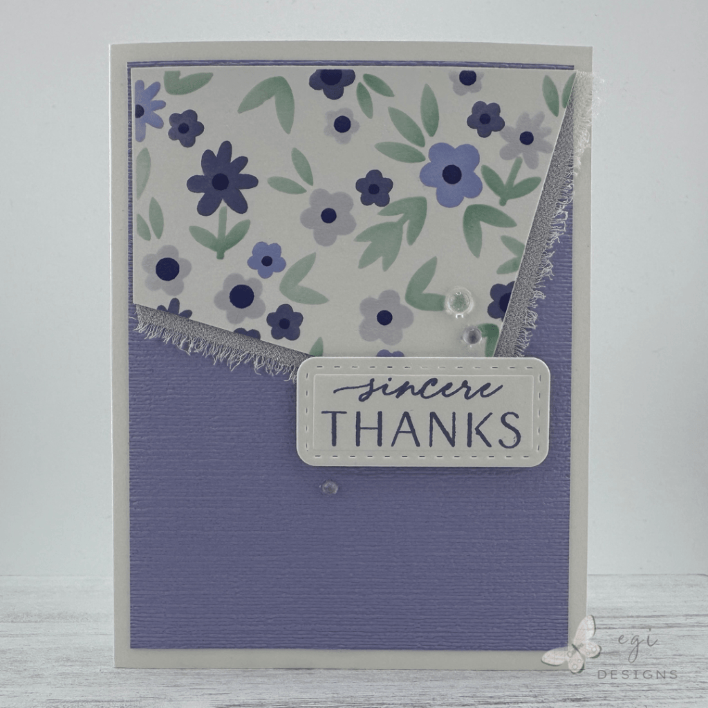photo of sincere thanks card
